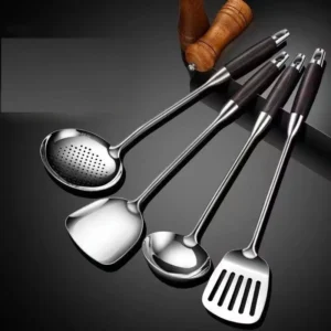 Hot Sale Cooking Tools Kitchenware Food Grade Stainless Steel 304 Kitchen Utensils Set